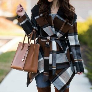 Prairie Check Rabato Coat